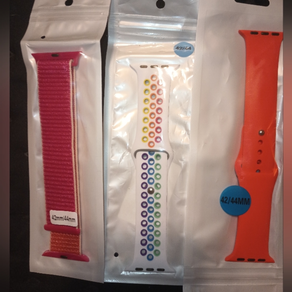 Three Apple Compatible Watch Bands 38/40 New